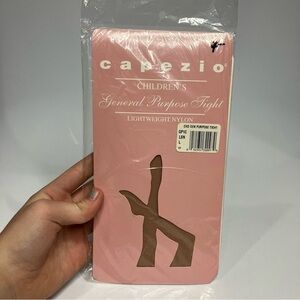 Capezio children’s nylon tights skin tone size large